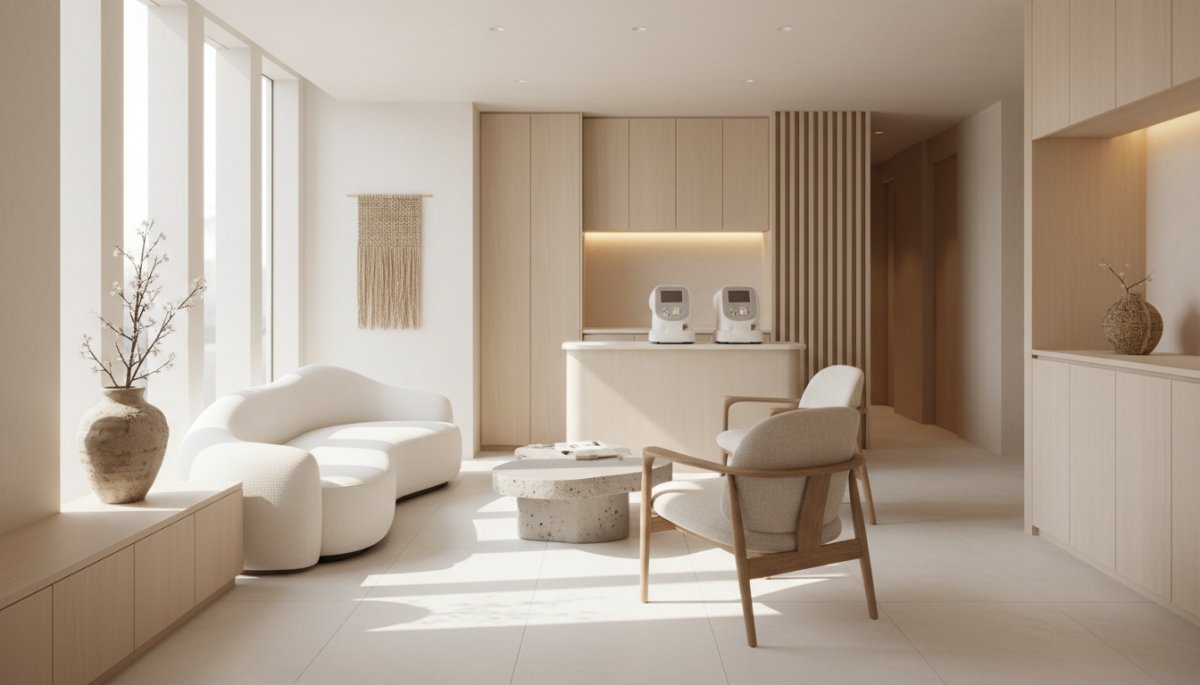 美容医療クリニックの最新設備と清潔な施術室